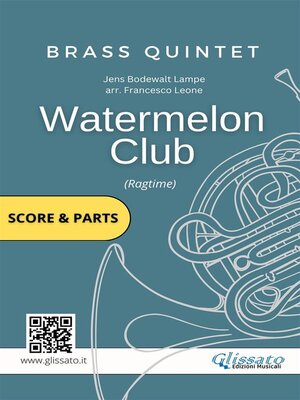 cover image of Brass Quintet--Watermelon Club (score & parts)